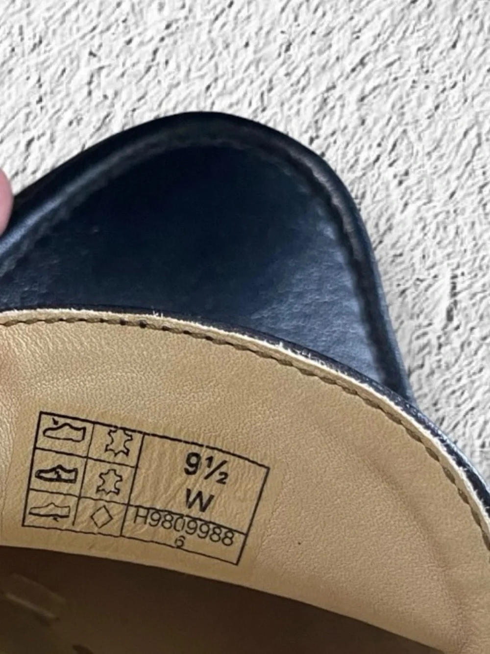 SAS Loafers NEW Ace Slip On Comfort Penny Handsewn Leather Black Size 9.5 W